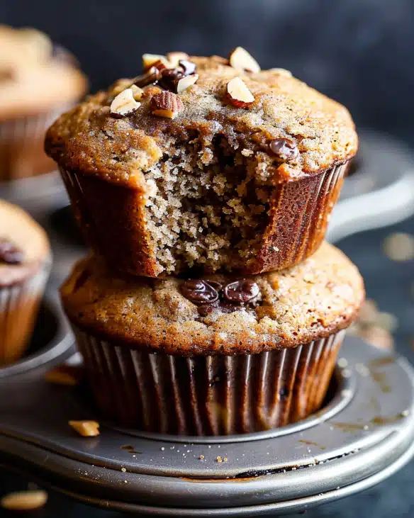 Almond Flour Banana Muffins