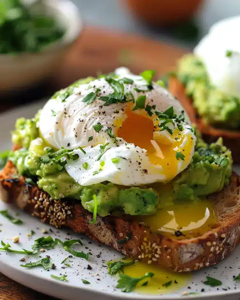 Avocado Toast with Poached Egg