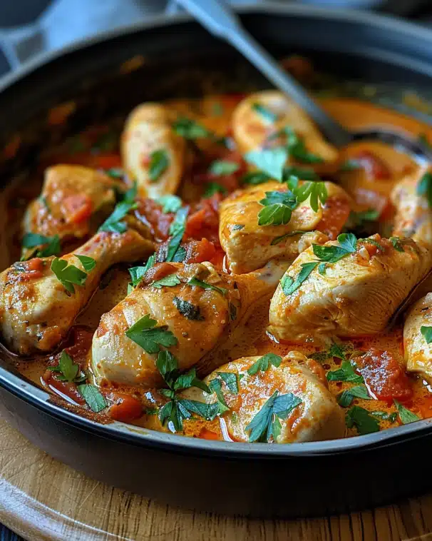 Chicken Blanquette with Sweet Paprika