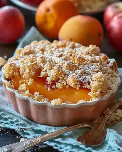 Crumble Abricots Facile