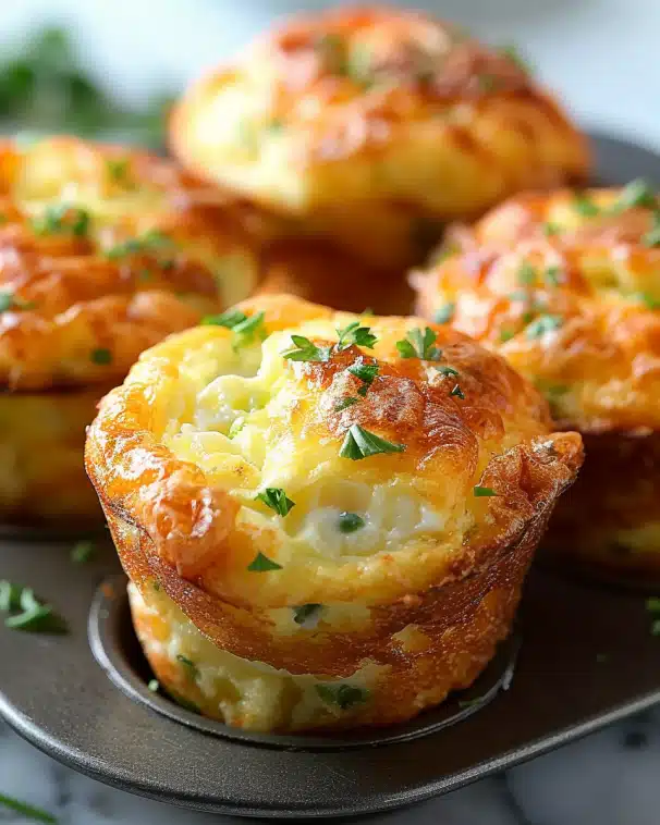 Fluffy Cottage Cheese Egg Muffins - A Protein-Packed Breakfast for Busy Mornings