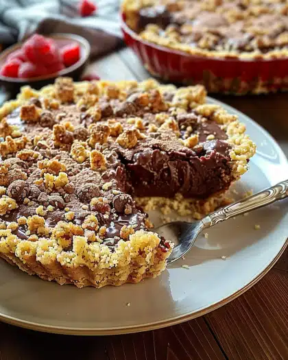 Gâteau Crumble au Nutella
