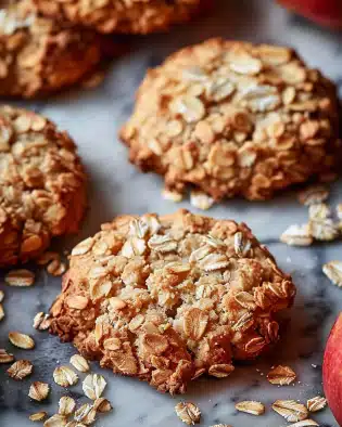 Healthy Apple Oat Biscuits