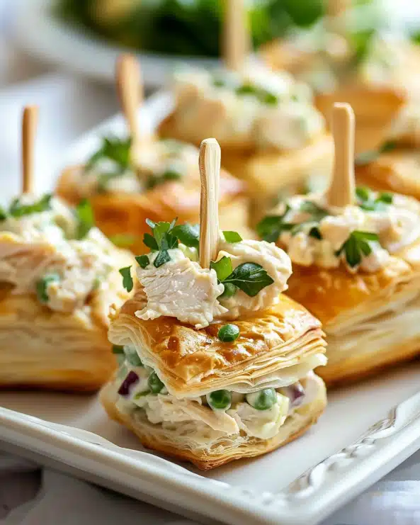 Healthy Chicken Salad Puffs
