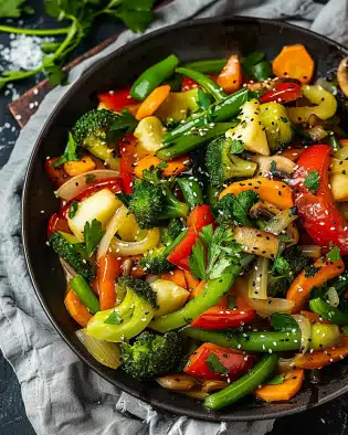 Healthy Sauteed Vegetables Recipe