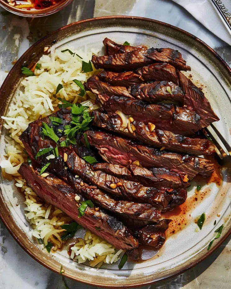 Lemongrass-Ginger Coconut Grilled Steak