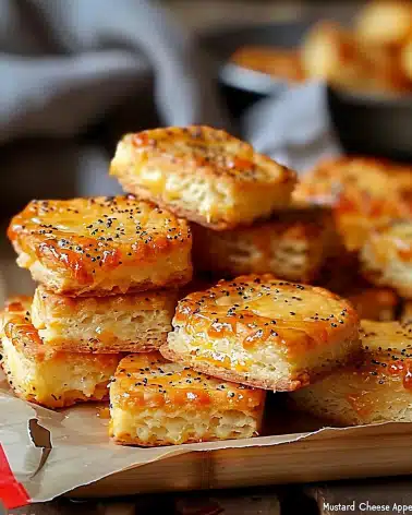 Mustard and Comté Cheese Appetizer Biscuits