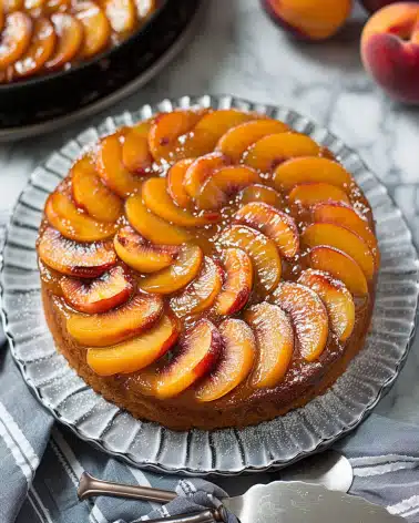 Nectarine Upside-Down Cake