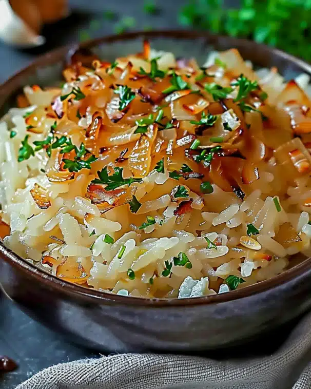 French Onion Rice