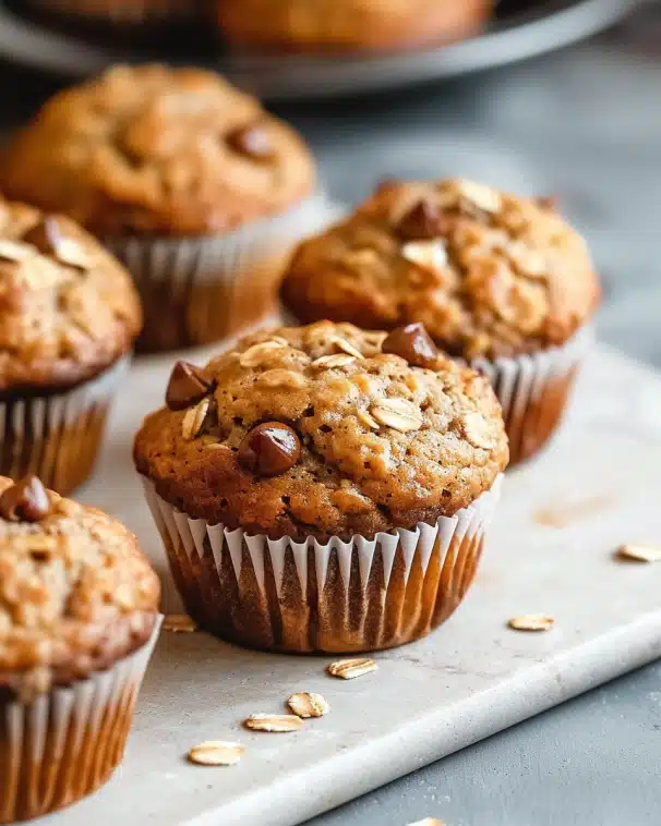 Simple Cottage Cheese Oatmeal Blender Muffins