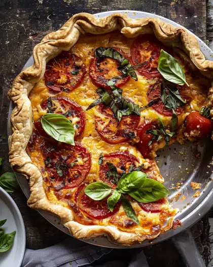 Tomato Cheese Pie