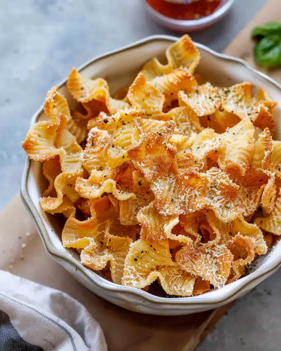 Air Fryer Pasta Chips