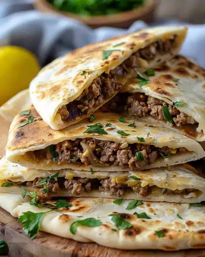 Arayes (Lebanese Meat-Stuffed Pita)