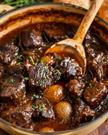 Beef Stifado (Greek Beef Stew) A Hearty, Flavorful Mediterranean Delight