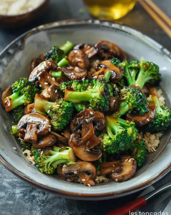 Broccoli and Mushroom Stir Fry