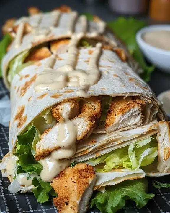 Chicken Caesar Wraps