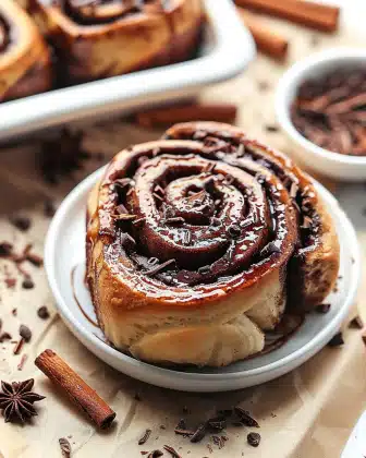 Chocolate Cinnamon Rolls [130 Minutes]