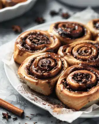 Chocolate Cinnamon Rolls [130 Minutes]