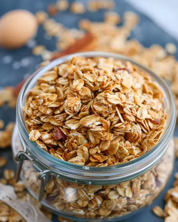 Easy Granola Recipe - 4 Ingredients
