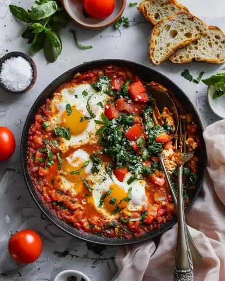 Easy Stovetop Shakshuka (No Oven)