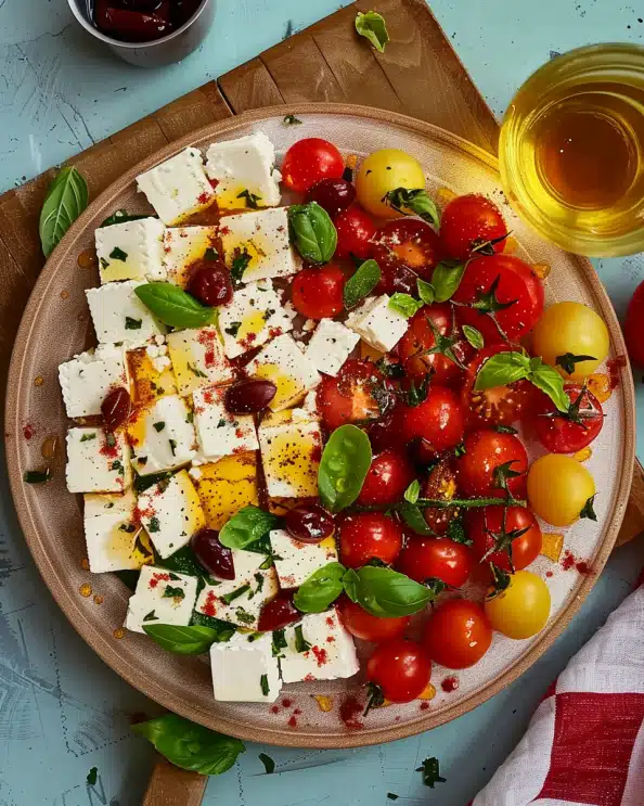Feta & Cherry-Tomato Appetizer Board