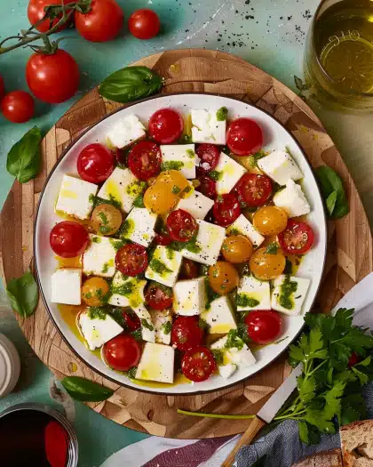 Feta & Cherry-Tomato Appetizer Board