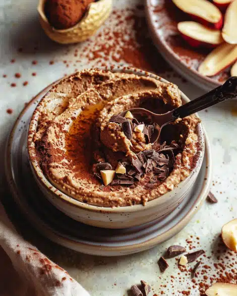 Fudgy Chocolate Peanut Butter Hummus