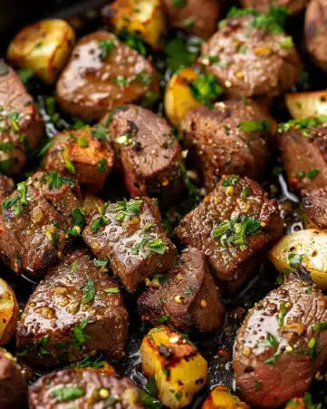 Garlic Butter Steak Bites Recipe