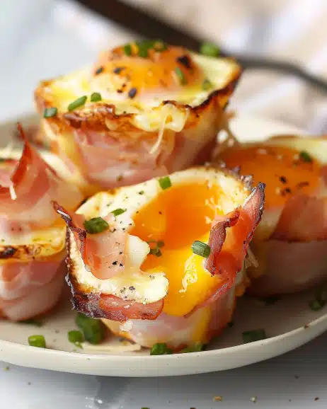 Ham and Cheese Egg Cups