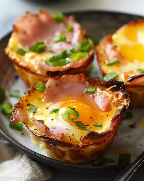 Ham and Cheese Egg Cups