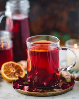 Hibiscus Tea with Ginger, Turmeric, and Citrus 6 Hibiscus Tea with Ginger, Turmeric, and Citrus