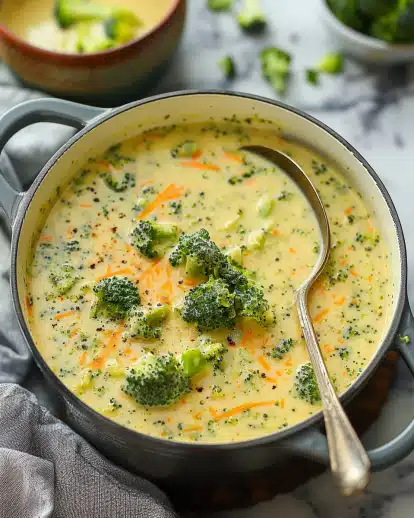 High Protein Broccoli Cheddar Soup 6 High Protein Broccoli Cheddar Soup