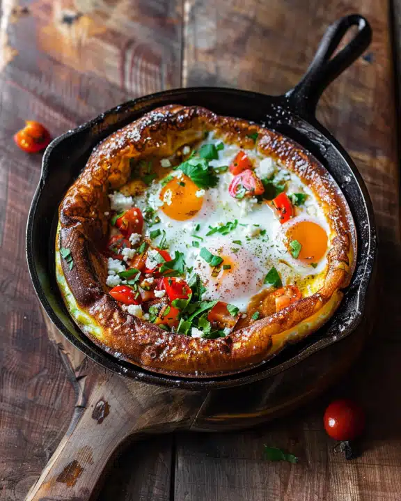 Huevos Rancheros Mini Savoury Dutch Baby