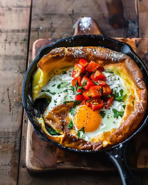 Huevos Rancheros Mini Savoury Dutch Baby