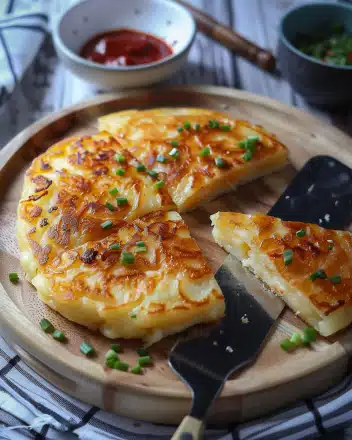 Korean Cheese Pancakes