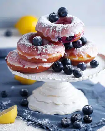 Lemon Blueberry Donuts