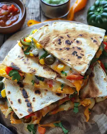 Loaded Veggie Quesadillas Easy and Flavorful Delight