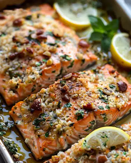 Mediterranean Salmon Bake