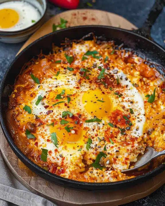 Menemen Recipe (Turkish Scrambled Eggs with Peppers) 6 Menemen Recipe (Turkish Scrambled Eggs with Peppers)