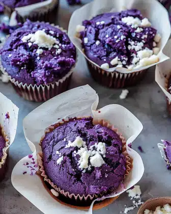Moist & Fluffy Ube Muffins Recipe