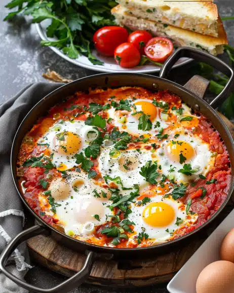 One Pan Shakshuka (Eggs in Hell)