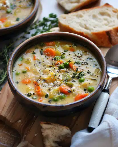 One-Pot Creamy Vegetable Soup