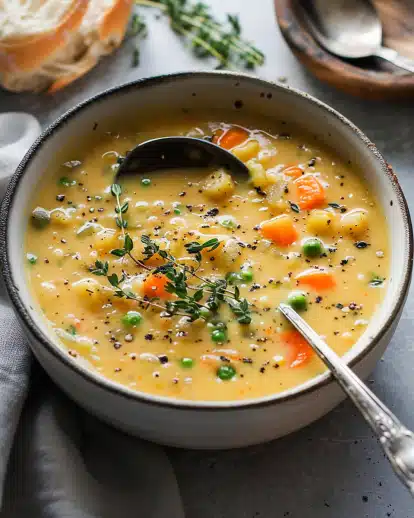One-Pot Creamy Vegetable Soup