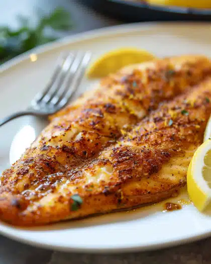 Pan Fried Lemon Butter Tilapia