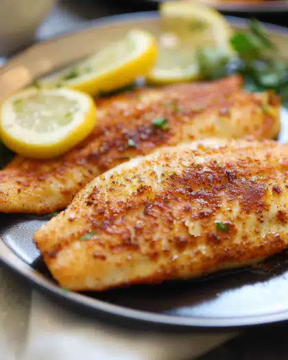 Pan Fried Lemon Butter Tilapia 6 Pan Fried Lemon Butter Tilapia
