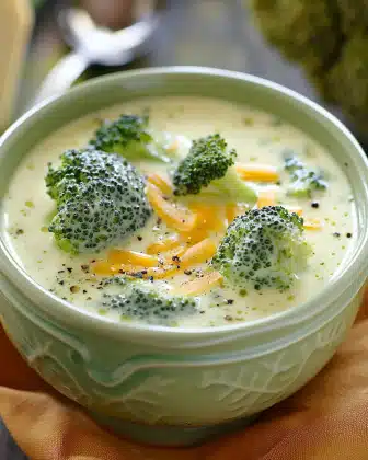 Receta de Crema de Brocoli con Queso
