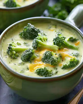 Receta de Crema de Brocoli con Queso