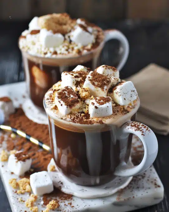 S’mores Hot Chocolate + Charity Water E-Cookbook