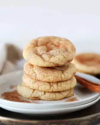Soft and Chewy Snickerdoodle Cookies