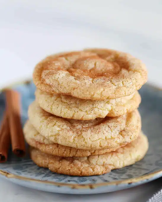 Soft and Chewy Snickerdoodle Cookies
